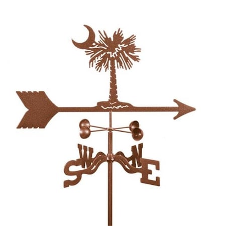 Ez Vane EZ Vane EZ1903-GR Palmetto Weathervane with Garden Mount EZ1903-GR